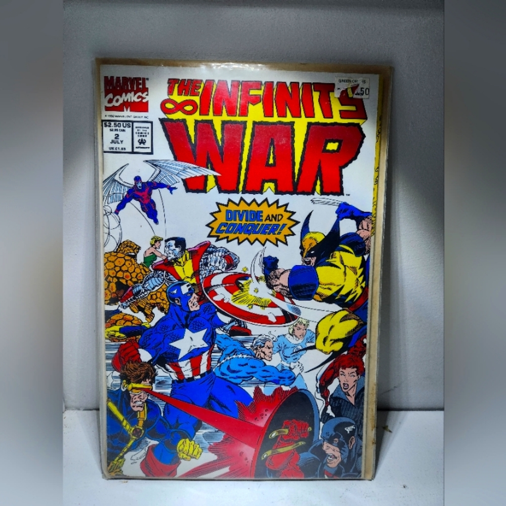 🛡️ Vintage Infinity War #2 Comic - Epic Marvel Battle!  Excellent Condition